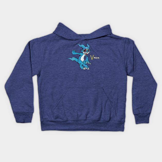 Digimon Veemon Kids Hoodie by Kaiserin